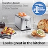 Hamilton Beach Stainless Steel 2-Slice Toaster, Stainless Steel, large