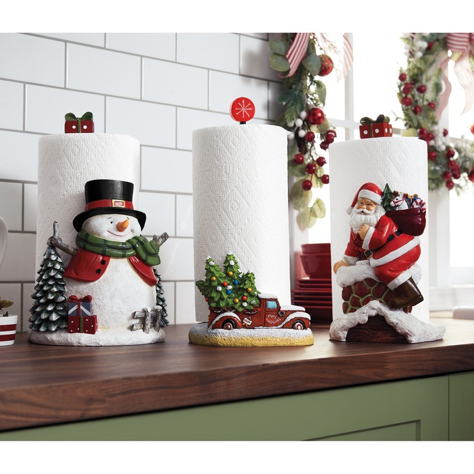 Holiday Paper Towel Holder, , large