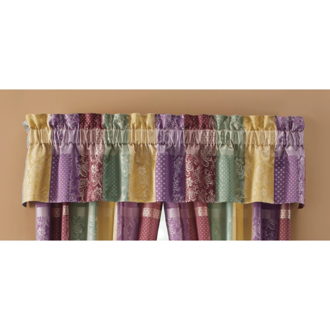 Naples 10-Piece Jacquard Valance, , large
