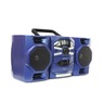 Emerson Portable CD/Cassette Stereo Boom Box, Blue, large