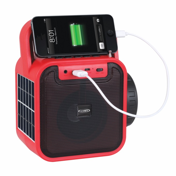 JENSEN Portable Bluetooth Rechargeable Speaker, , large