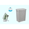 Hamilton Beach Durathon Digital Nonstick Iron, Conair Fabric Shaver and Lacy Laundry Hamper - Buy All and Save, , large