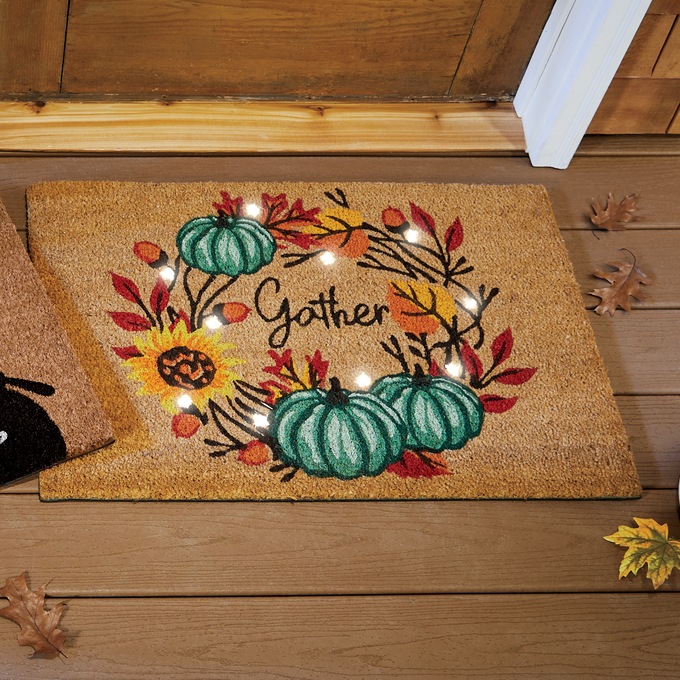 LED Coir Mat - 18" X 30", , large