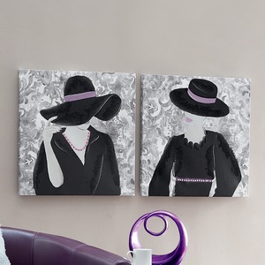 Buy Both and Save Coquette Lady Canvases, , large