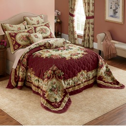 Victoria Tapestry Bedspread, , large