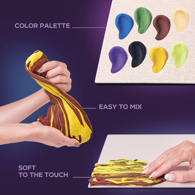 Sensory Art 3-D Clay Painting Kit, , large