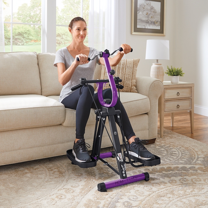Full Body Home Track Home Gym, Purple, large