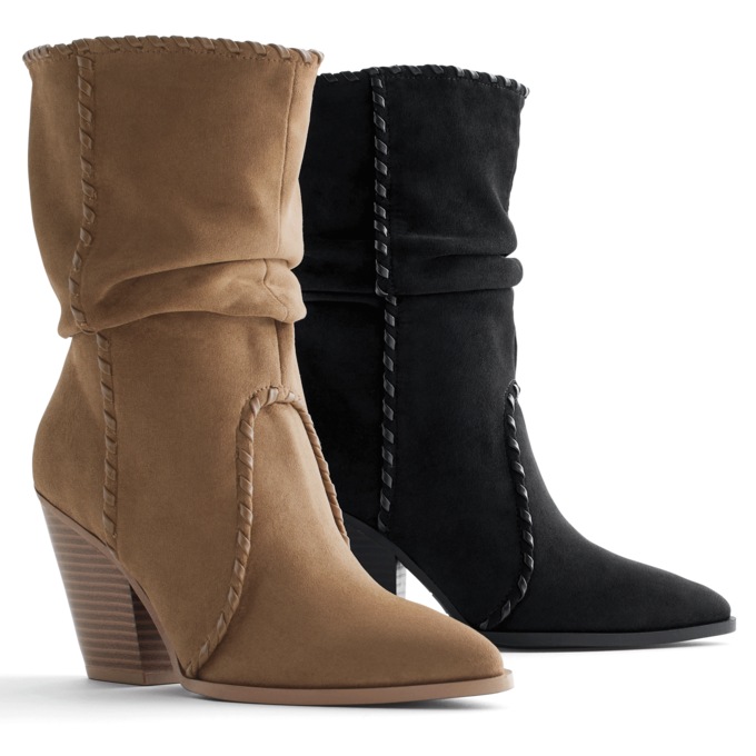 Esprit Windy Stretch Faux-Suede Boot, , large