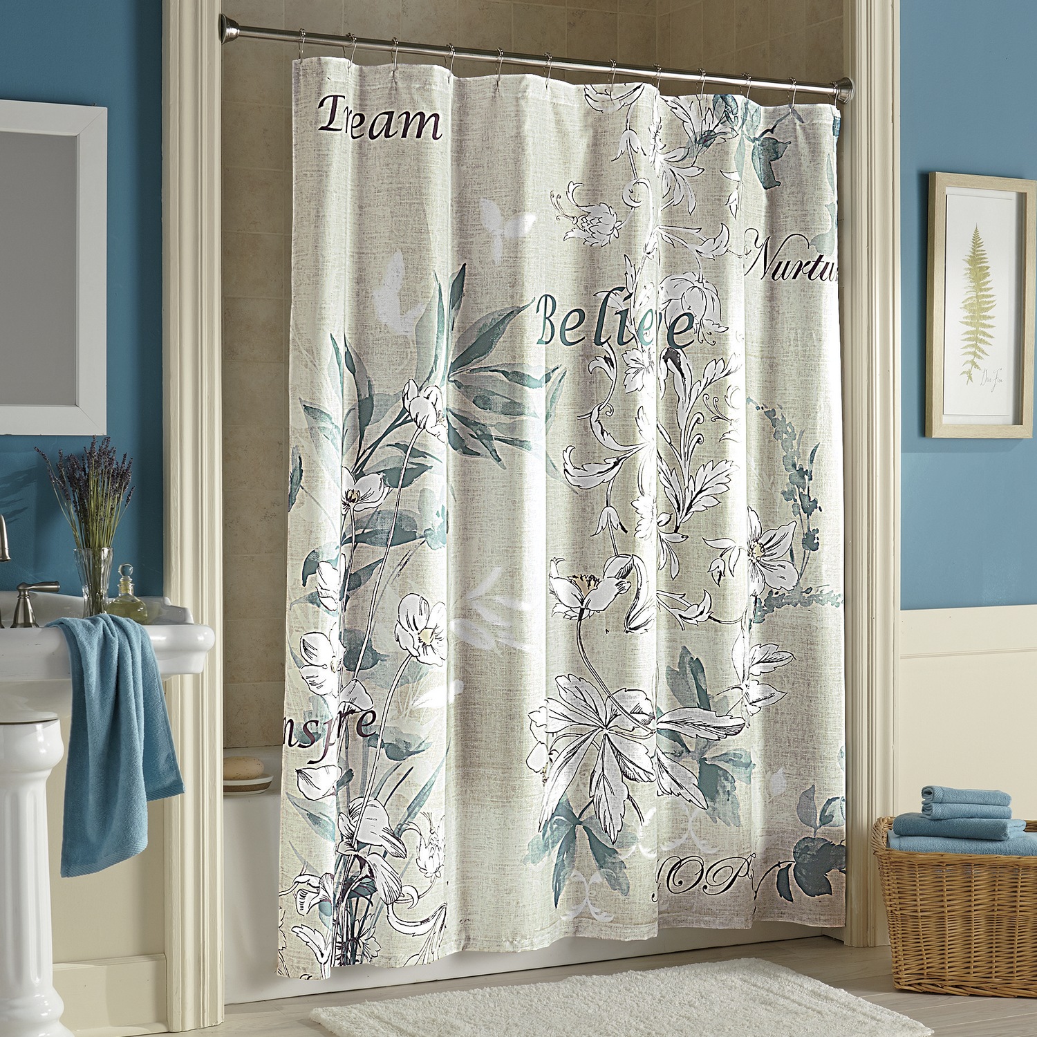 Sentiments Comforter Set, Pillow and Shower Curtain Ginny's