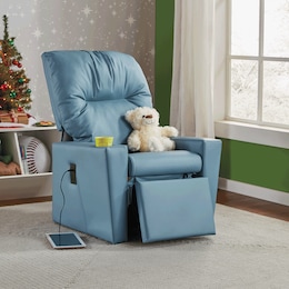 Youth Recliner with USB Ports, , large