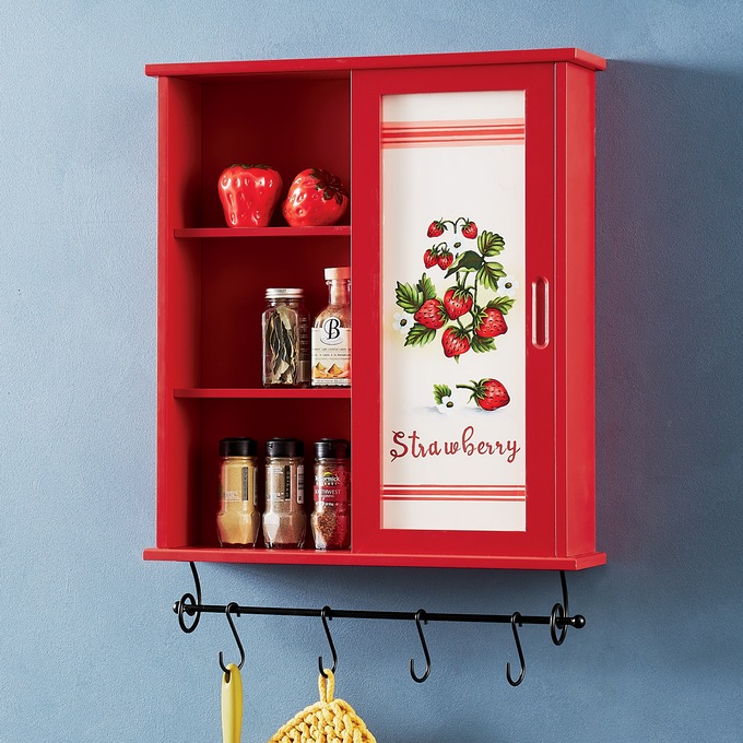 Strawberry Fields Memo Cabinet, , large