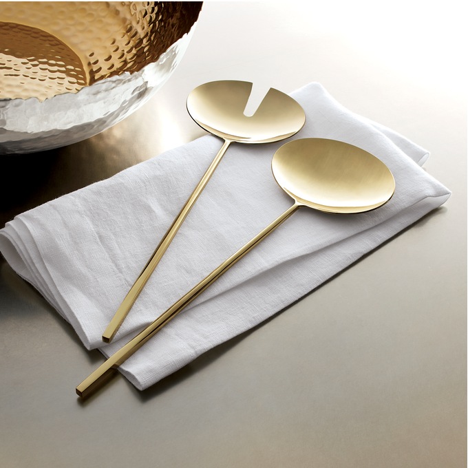 Oval Salad Serve Set, , large