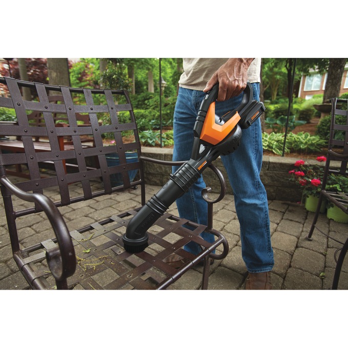 Worx 20V Power Share Cordless Leaf Blower/Sweeper, , large