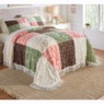 Vintage Rose Chenille Bedspread, Sham and 2-Pack Microfiber Sheets, , large
