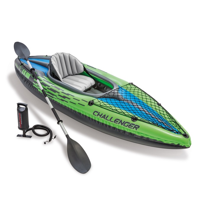Intex Challenger K1 Inflatable 1-Person Kayak, , large