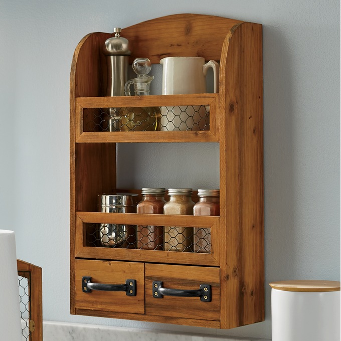Chicken Wire Spice Rack, , large