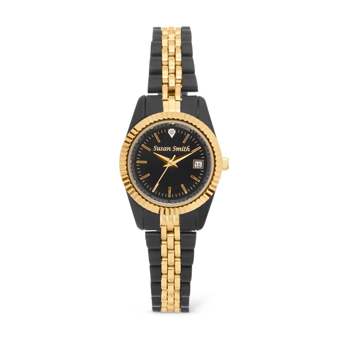 Men's or Women's Personalized Watch with Diamond Accent, , large