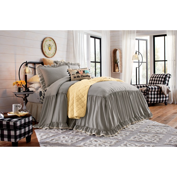 Remi Ruffled Bedspread, , large
