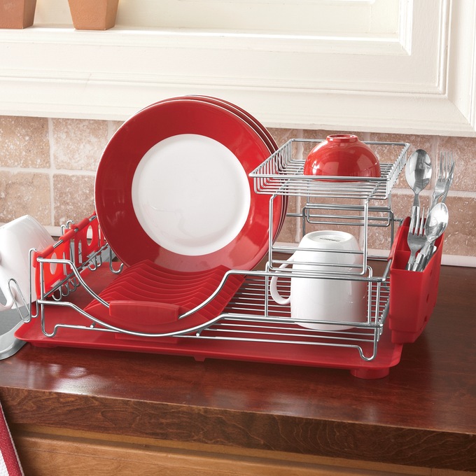 Red new arrivals dish drainers