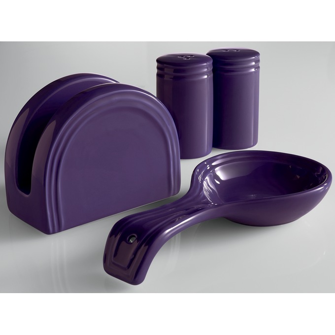 4-Piece Kitchen Tabletop Set, Purple, large