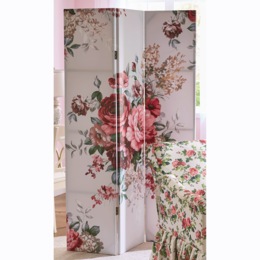 Lit Cottage Floral Room Screen, , large