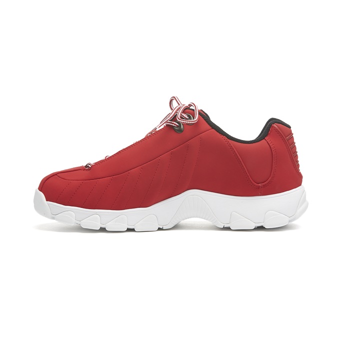 Red and white k swiss hot sale