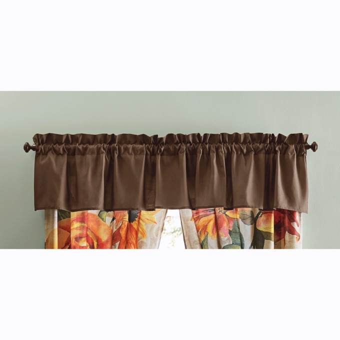 Butterfly Sunflower Valance, , large