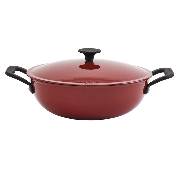 5-Piece Mason Enameled Cast Iron Cookware Set, Brick, large