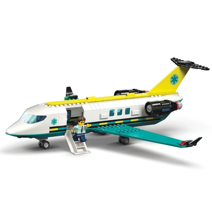 LEGO City Emergency Air Ambulance Airplane, , large