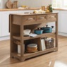 Rowley Organizational Kitchen Island, , large